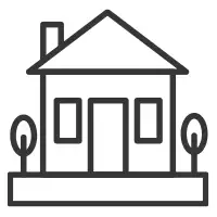 Icon representing property services