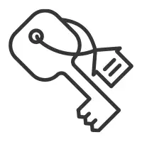 Icon representing real estate services